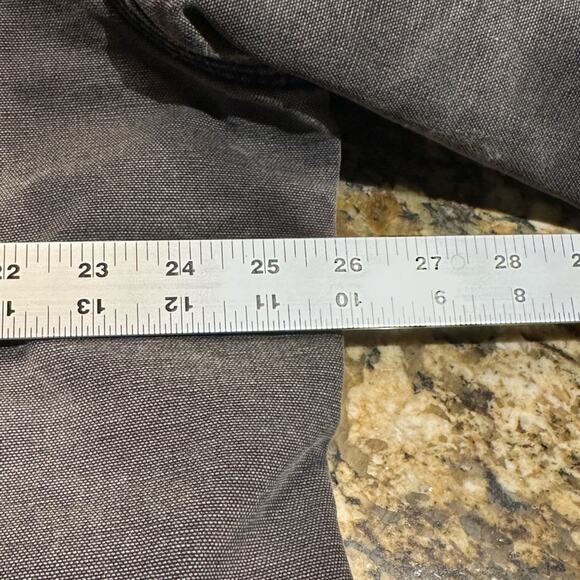 Vintage Carhartt Blanket Lined Chore Coat Heavily Distressed Brass Button XL - Picture 4 of 12